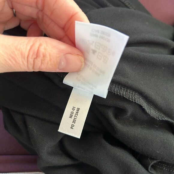 NWT Maette By Stella & Dot XXL‎ Black Shoulder Cut Out Long Sleeve Shirt - Picture 5 of 10